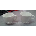 Haonai Nice quality white porcelain Espresso Coffee Cup